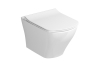 Купити Сидіння для унітазузкришкою Classic Slim Білий X01673 фото №1