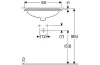Умивальник VARIFORM 50 см прямокутний, врізний під стільницю, без отвору під змішувач, без переливу (500.767.01.2) зображення 2