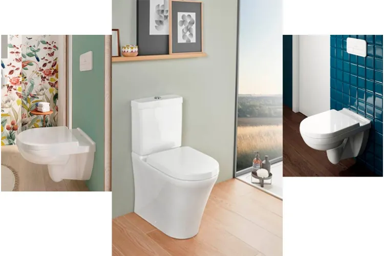 O.NOVO Сидіння на унітаз QuickRelease SoftClosing, сталеві кріплення 70 x 110 mm, Chrome (9M38S101) зображення 3