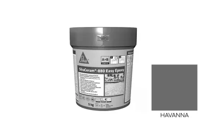 SikaCeram-880 Easy Epoxy(AB) 2к Епоксидна затирка, havana 5кг