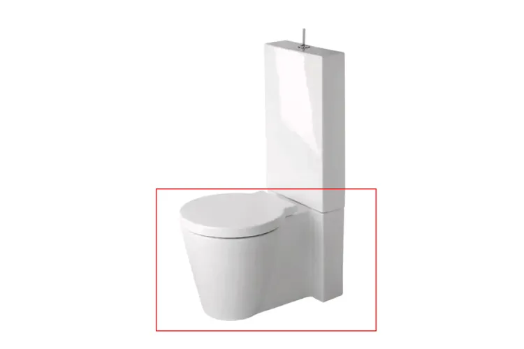 STARCK 1 Унітаз 41.5х64 см з кріпленням (0233090064) image 1
