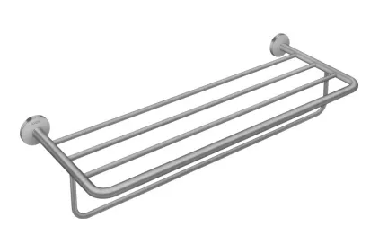 Поличка для рушників із тримачем 65.5/60.0 x 25.0 см Axor Universal Circular, Brushed Nickel (42843820)