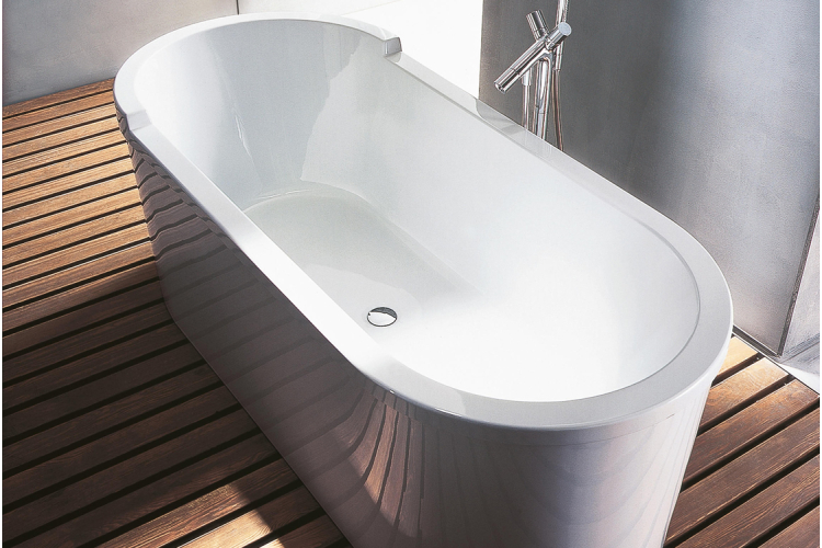 STARCK Ванна вільностояча 180x80 см з ніжками та панеллю, акрилова (700010000000000) зображення 3