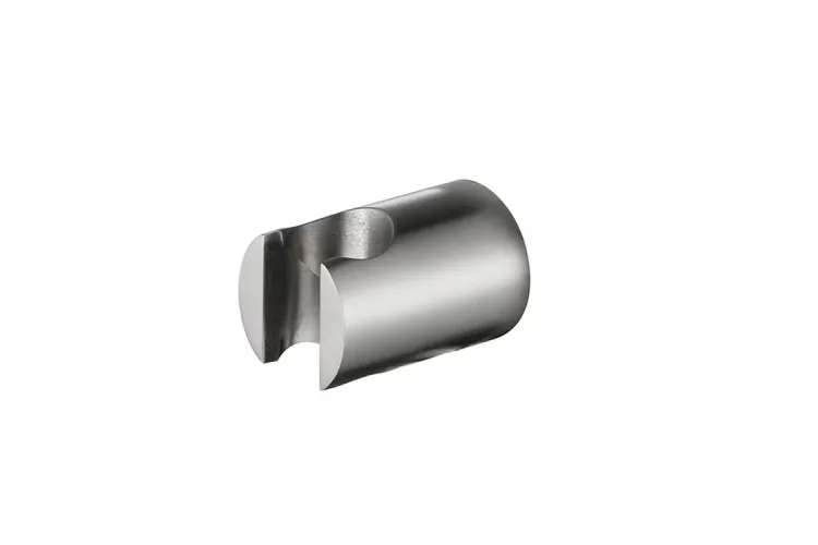 ROUND INOX, Тримач ручного душу, настінний, brushed stainless steel (100281145) зображення 1