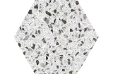 VENICE WHITE HEX 22x25 (шестигранник) (плитка для підлоги і стін)
