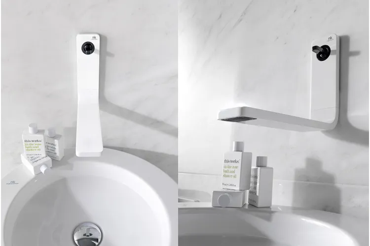 LOUNGE, Змішувач для умивальника зі стіни, white (100073039) image 2