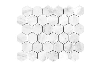G137 ESSENTIAL HEXAGON CARRARA PULIDO 25,8x29,8 (мозаїка)