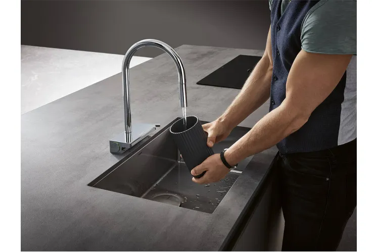 Змішувачі для кухонної мийки AQUNO SELECT від HANSGROHE. Фото 4