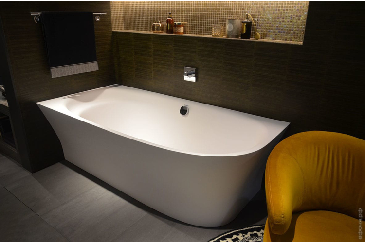 CAPE COD Ванна пристінна 190x90 см лівостороння з ніжками та панеллю DuraSolid® (700362000000000) image 5