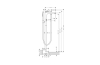 Змішувач Axor Citterio Lever rhombic cut для ванни підлоговий, Brushed Black Chrome 39471340 зображення 2