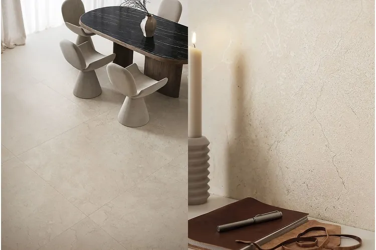 MARANTE IVORY MATT BRUSHED RECT 59.8х59.8 (плитка для підлоги і стін) зображення 3