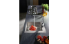 Кухонна мийка S711-F450 на стільницю 1x35d 550х500 Stainless Steel (43301800) зображення 3
