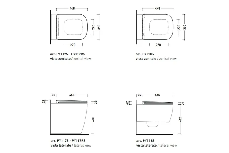 PLAY Сидіння SLIM для унітазу SoftClosing/Quick-release, Argilla (PYCW05ARG) зображення 2