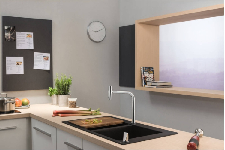 Кухонна мийка S510-F770 770х510 на дві чаші 370/370 Graphiteblack (43316170)  image 2
