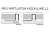 Декоративний профіль PRO-PART LATON MOON LINE 11 мм image 3