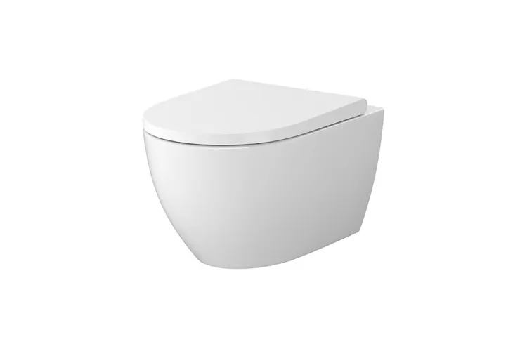 СЕТ B875  Унітаз підвісний ZEN PRO VORTEX + сидіння Larga Slim Дюропластове повільного падіння зображення 1