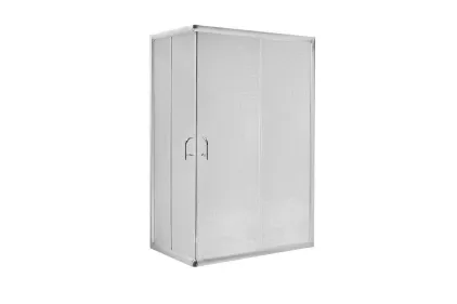 WAWEL Душова кабіна 100x80, прямокутна, висота 185 скло Frost 5, без піддону