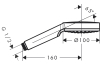 Ручний душ Crometta 100 1jet, білий/хром (26331400) зображення 3