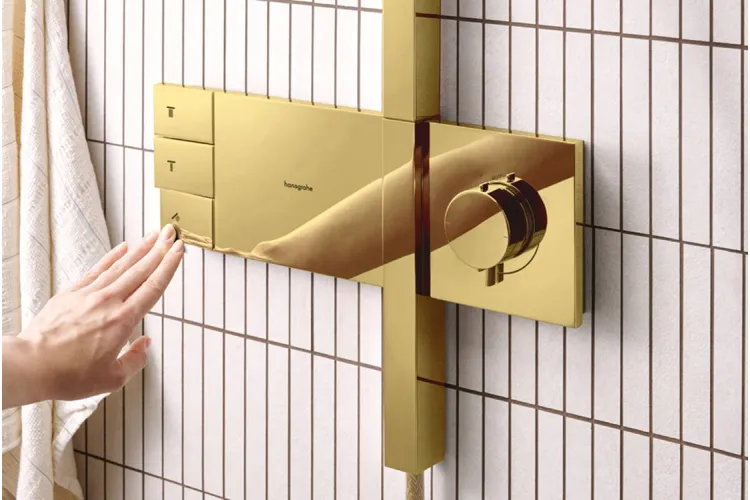 Душова система Raindance Alive S 300 2jet з ShowerSelect Comfort, Polished Gold Optic (24595990) зображення 2