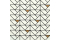 M3JA ECLETTICA WHITE MOSAICO BRONZE 40x40 (мозаїка)