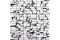G151 LINES SAFARY WHITE 30,4x29,8 (мозаїка)