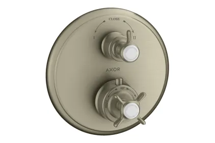 Змішувач Axor Montreux прихованого монтажу ванна/душ Cross 16820820, Brushed Nickel