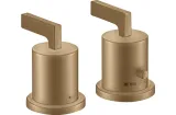 Змішувач Axor Citterio Lever термостатичний на край ванни на 2 отвори Brushed Bronze (39482140)