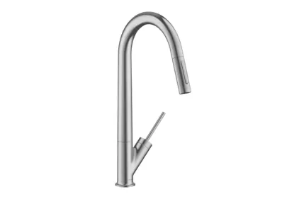 Змішувач Axor Starck 270 для кухні з витяжним виливом, Brushed Nickel (10821820)