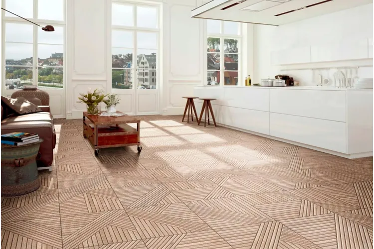 TANGRAM WOOD OAK 44X44 (плитка для підлоги і стін) зображення 2