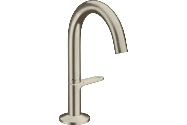 Змішувач One Select 140 для умивальника з донним клапаном push-open, Brushed Nickel (48010820) зображення 1