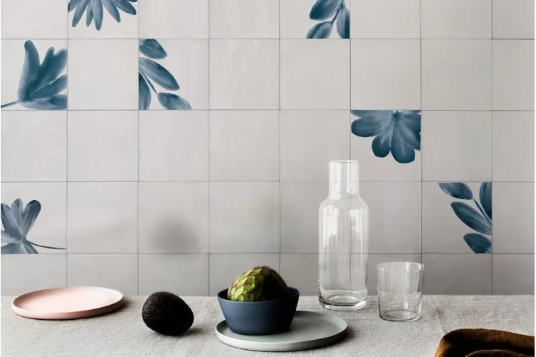 M9JA CROGIOLO RICE BIANCO DECORO BLOSSOM LUX 15х15 (плитка настінна) image 3