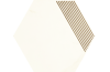 CALACATTA HEXAGON В MAT 17.1х19.8 шестигранник (плитка настінна) зображення 1