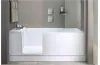 SHOWER+BATH Ванна з душовою шторкою праворуч 170x75 см White Matt (700455000000000) зображення 4