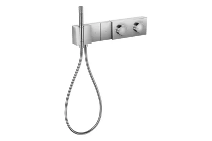 Термостат для 2-х споживачів AXOR Edge прихований монтаж Diamond Cut, Polished Gold Optic 46701990