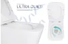 TERN Унітаз підвісний Ultra Quiet, Rimless із сидінням дюропластовим Slim повільнопадаючим,White image 3