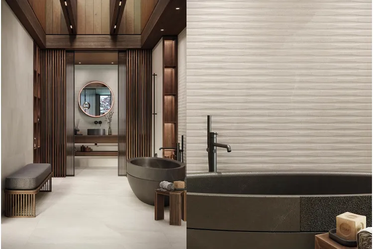 G278 FIUME LIMESTONE BONE 59,6x150 декор (плитка настінна) зображення 3