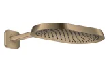 Верхній душ Axor ShowerSphere 370х220 1jet EcoSmart з кронштейном, Brushed Bronze (39749140)