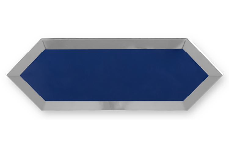 ECLIPSE BLUE SILVER BISEL 10x30 декор (плитка настінна) image 1