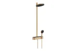 Душова система Pulsify S Showerpipe 260 2jet 400, Brushed Bronze (24240140)