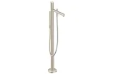 Змішувач Axor Uno для ванни підлоговий, ручка Zero, Brushed Nickel 45416820