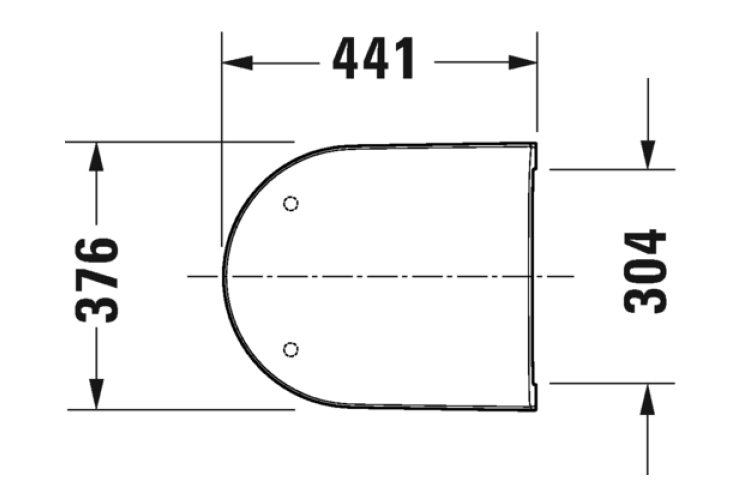 D-NEO Унітаз підвісний Rimless 54 см + сидіння 0021690000 (45770900A1) зображення 5