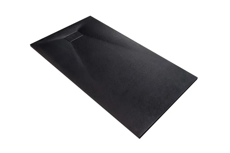 Піддон прямокутний VEXO BLACK 120х90 чорний + сифон зображення 2