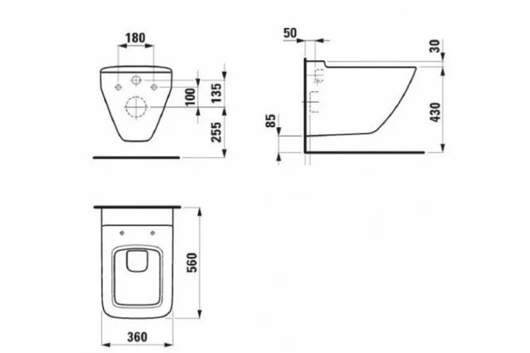 Унітаз підвісний Palace Laufen H8207000000001 image 2