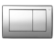 Панель змиву TECEplanus з двома клавішами хромована глянцева (9240321)