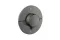 Термостат прихованого монтажу AXOR ShowerSelect ID Round на 2 функції, Polished Black Chrome (36750330)