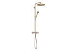 Душова система Axor One Showerpipe 280 1jet з термостатом, Brushed Red Gold (48794310)