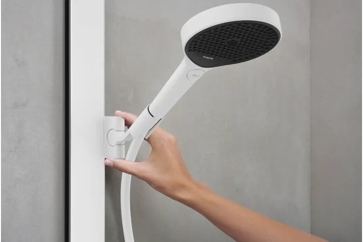 Душова система Rainfinity Showerpipe 360 1jet з термостатом ShowerTablet 350, Matt White (26853700) зображення 2