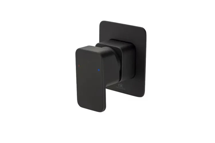 LOUNGE, Зовнішня частина змішувача прихованого монтажу для душу, matt black (100347349)  зображення 1