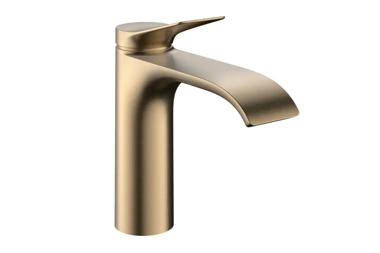 Змішувач Vivenis 110 для умивальника з донним клапаном pop-up Brushed Bronze (75020140) image 1