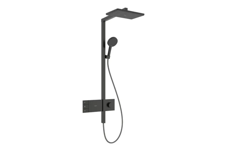 Душова система Raindance Alive Q 340/210 2jet EcoSmart ShowerSelect Comfort, Brushed Black Chrome (24591340) image 1